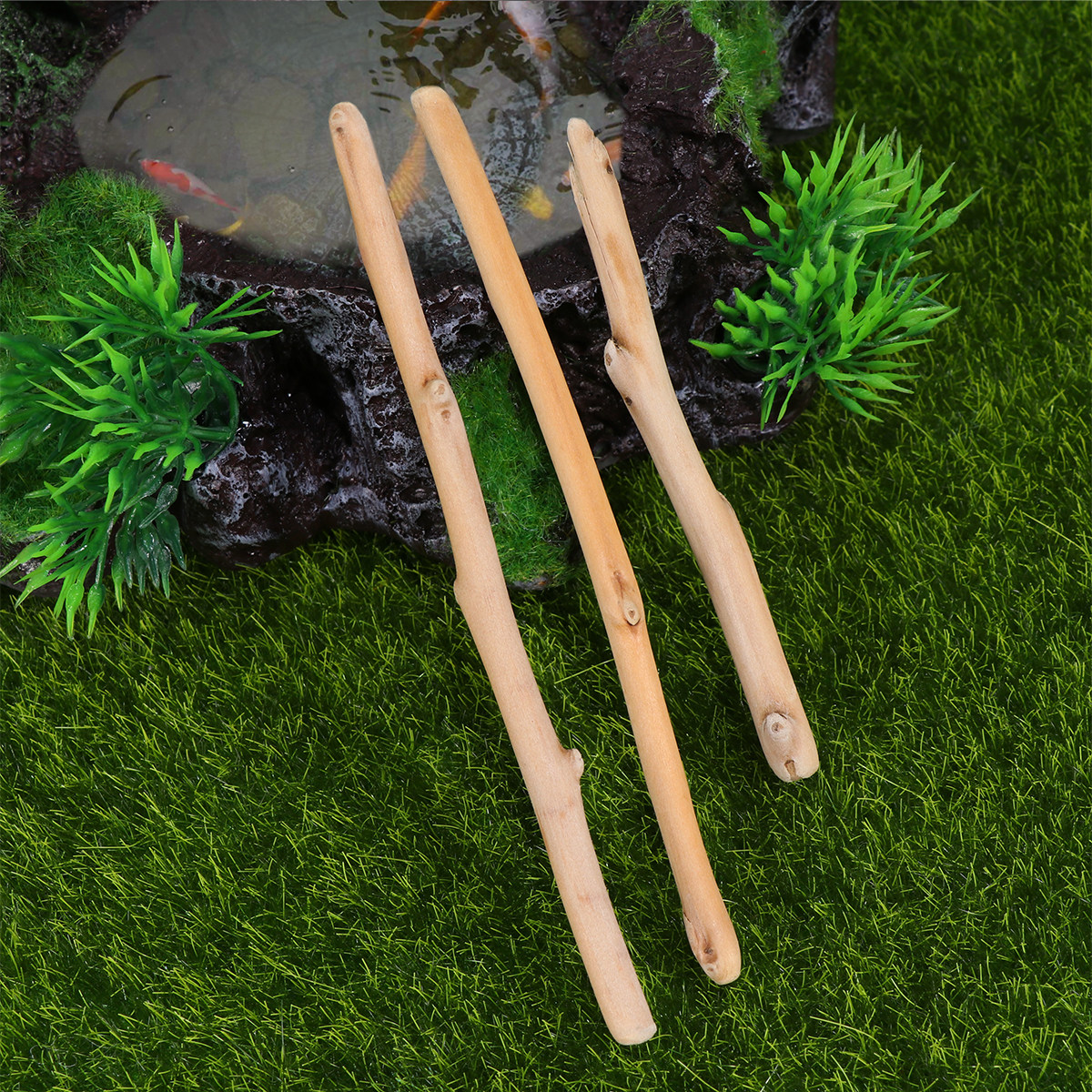 Planted Aquarium Ph - 1Set Short Natural Driftwood Decoration for