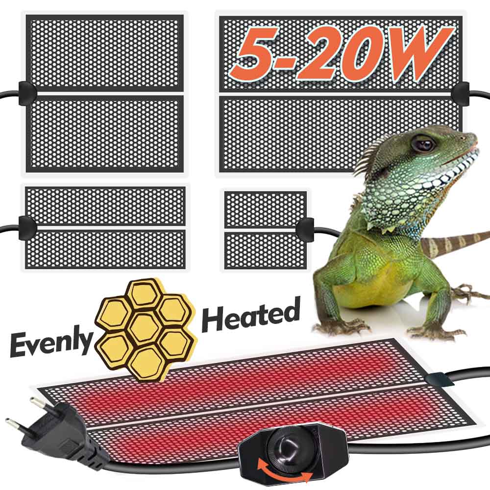 Planted Aquarium Temperature - 5-20W Reptile Heat Mat Plants Heating