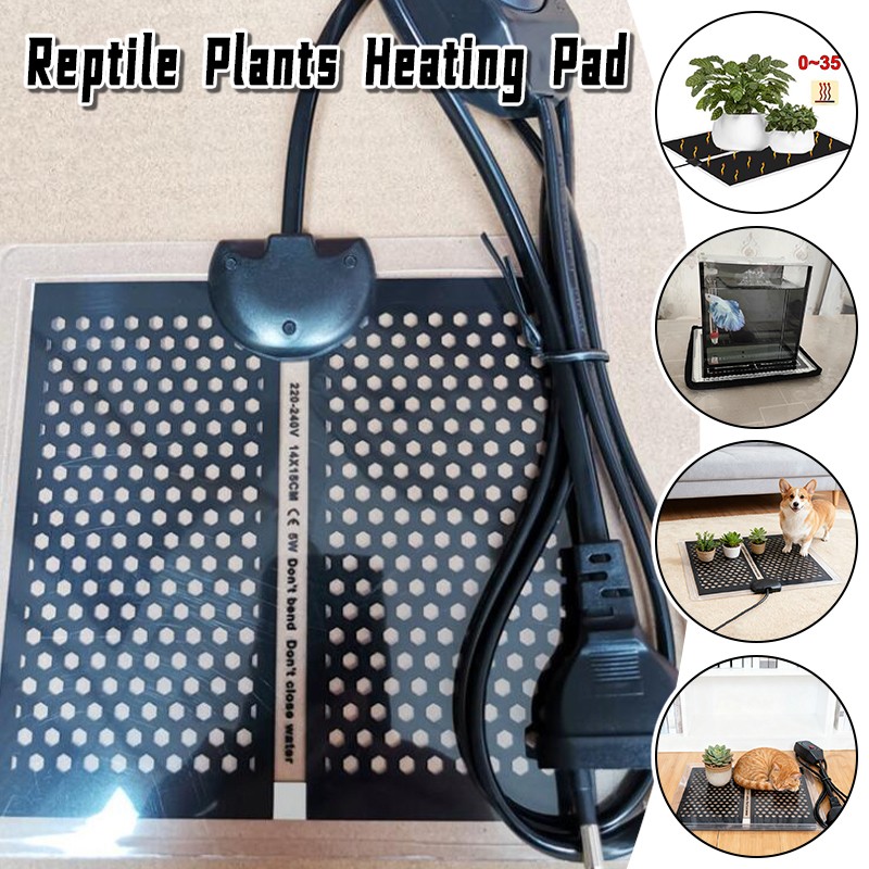 Planted Aquarium Temperature - 28x28cm Reptile Heat Mat Plants Heating