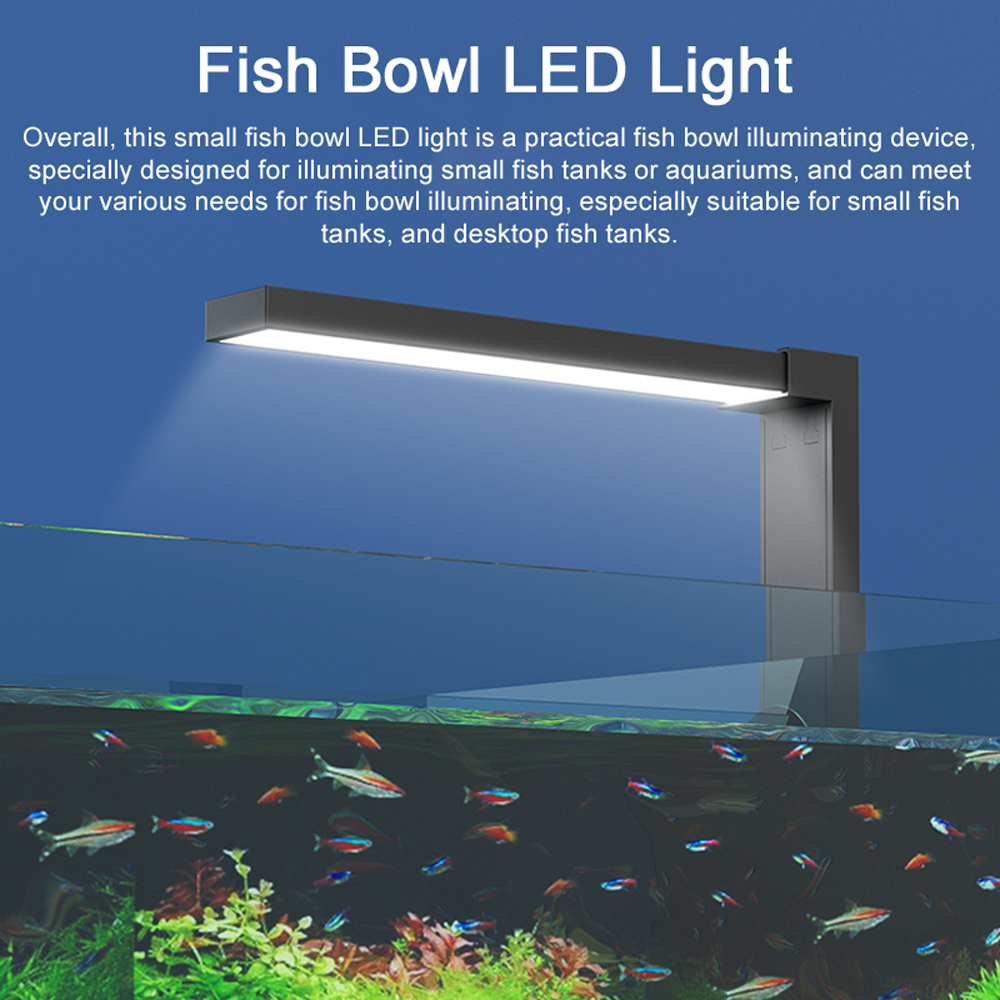 ABS Small Fish Bowl LED Light  - Planted Aquarium Bowl recension och pris