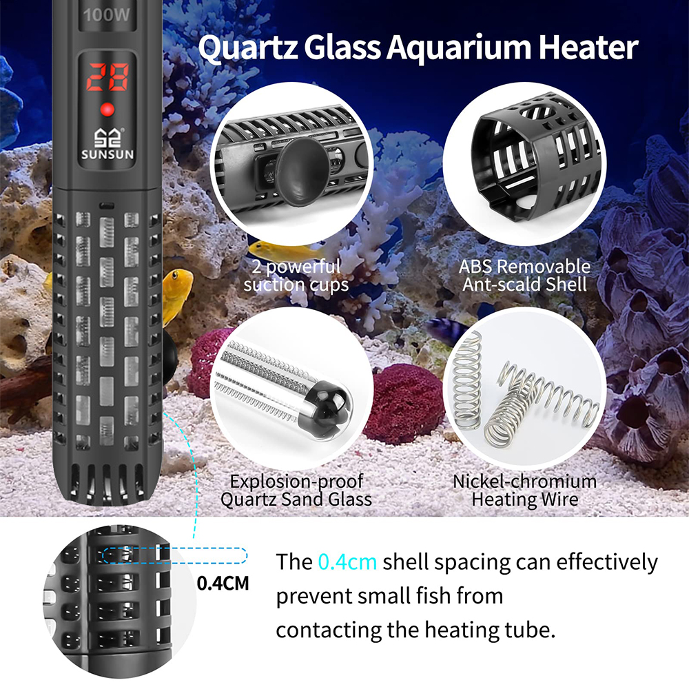 Aquariums Submersible Heater D - Planted Aquarium Temperature recension och pris