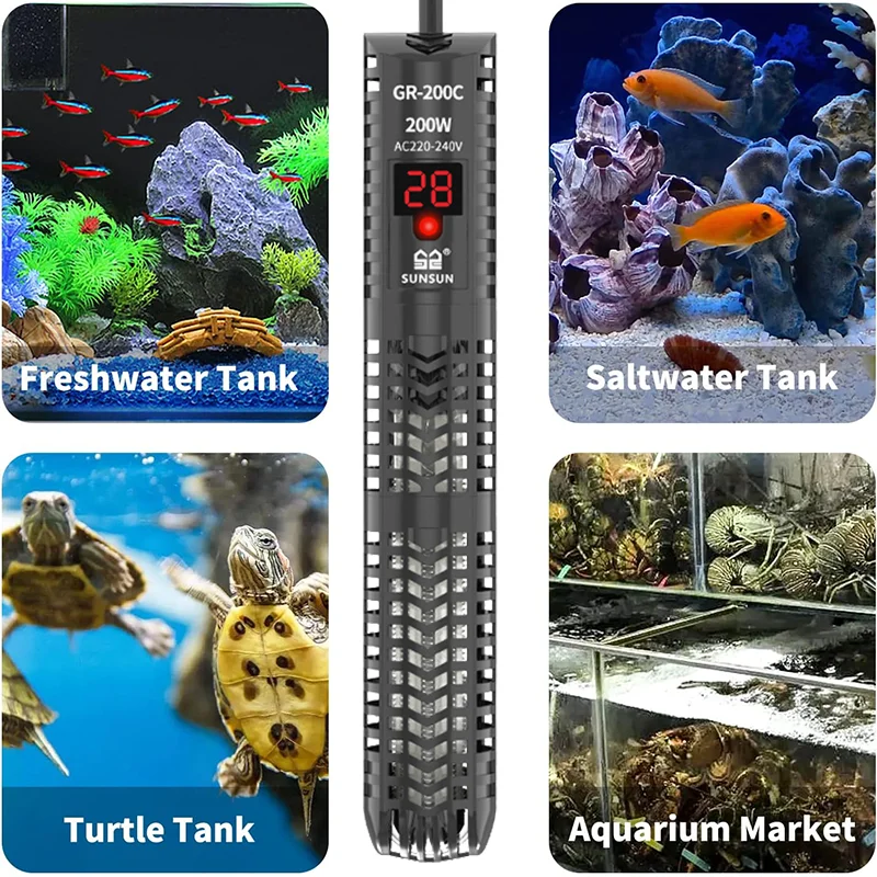 Aquariums Submersible Heater D - Planted Aquarium Temperature recension och pris