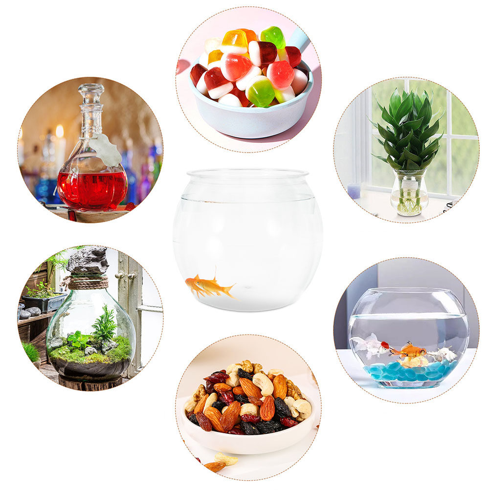 Round Unbreakable Pet Fish Tan - Planted Aquarium Bowl recension och pris