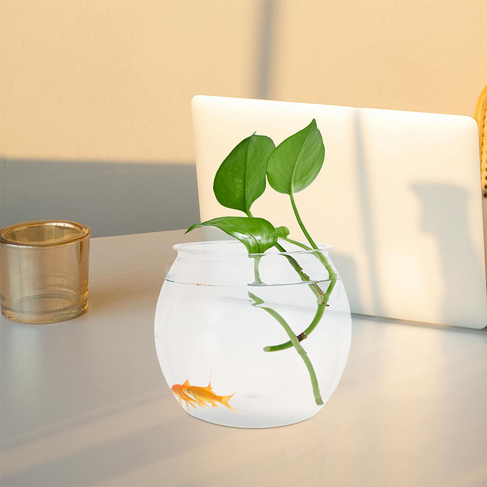 Round Unbreakable Pet Fish Tan - Planted Aquarium Bowl recension och pris