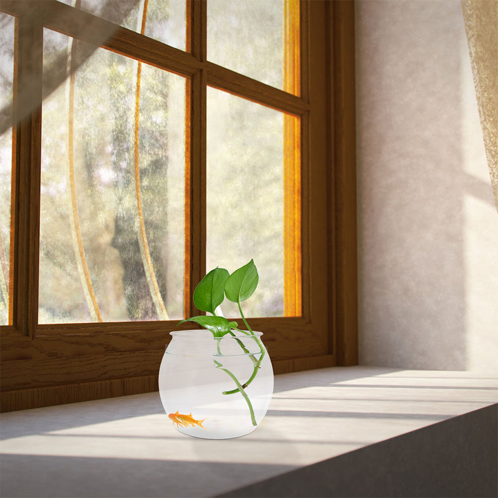 Round Unbreakable Pet Fish Tan - Planted Aquarium Bowl recension och pris