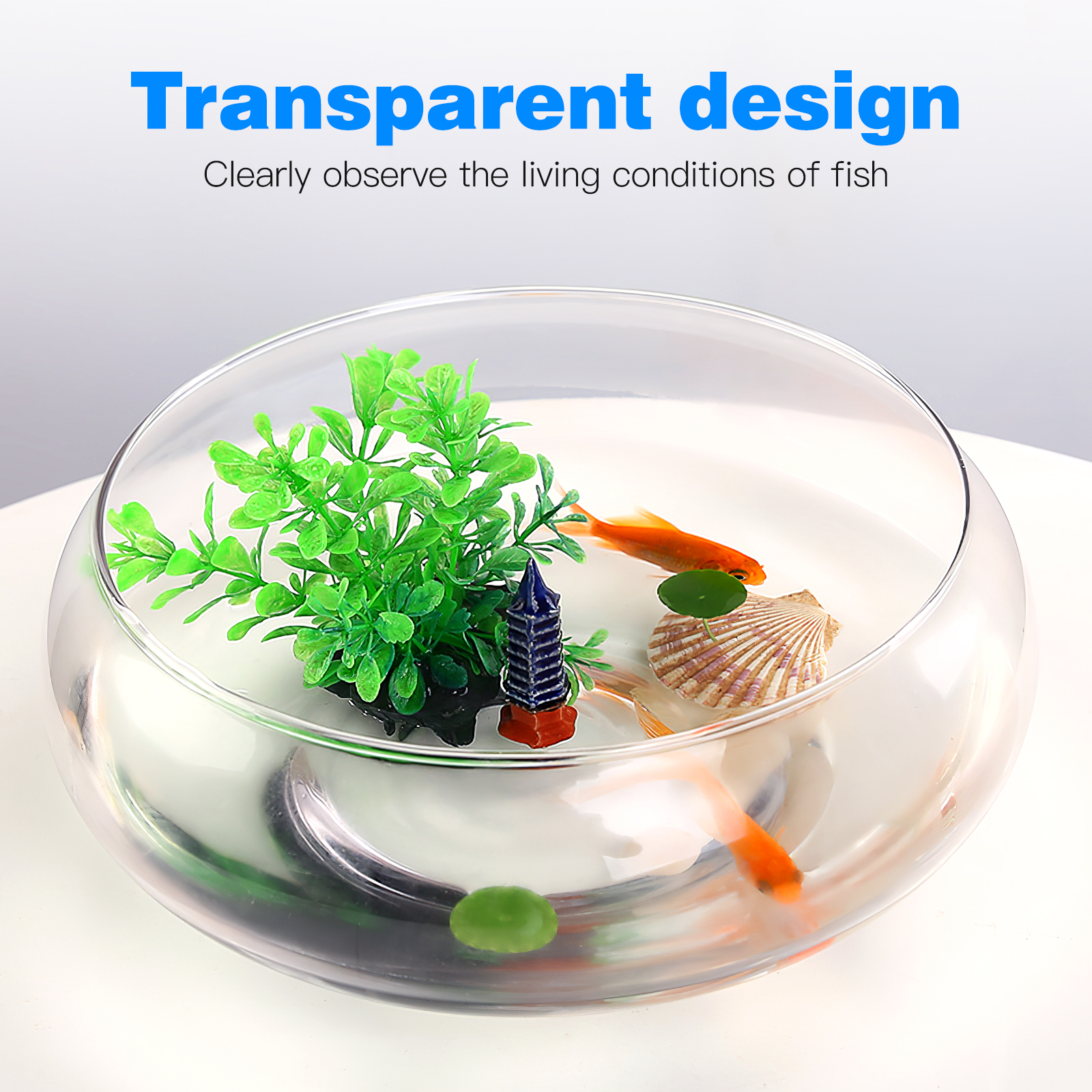 Aquarium Tank 2800ml Fish Tank - Planted Aquarium Bowl recension och pris