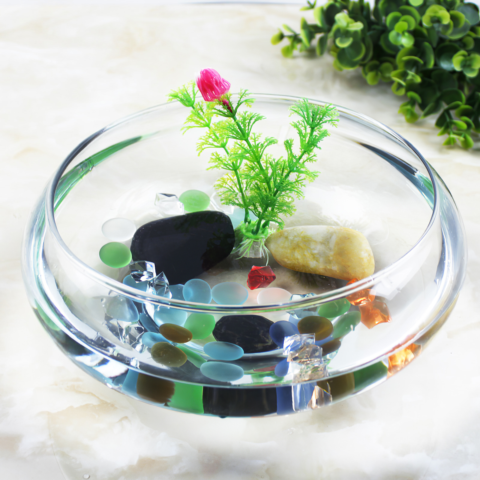 Aquarium Tank 2800ml Fish Tank - Planted Aquarium Bowl recension och pris