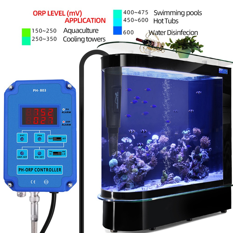 Digital 2&1 PH ORP Monitor Red - Planted Aquarium Ph recension och pris