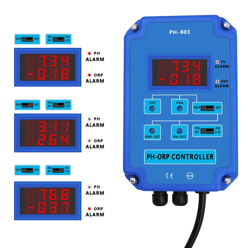 Digital 2&1 PH ORP Monitor Red - Planted Aquarium Ph recension och pris
