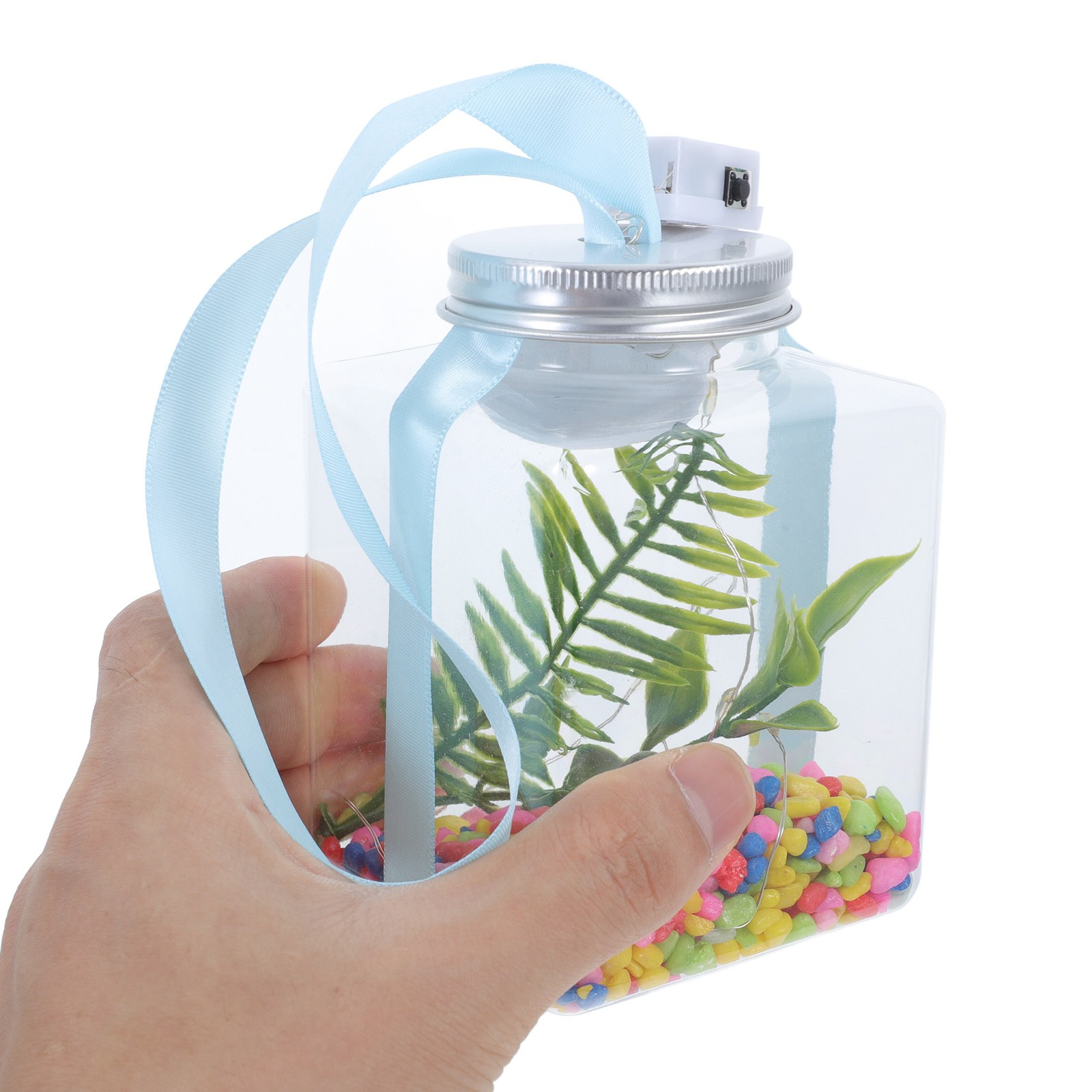 1Set Luminous Fish Tank Transp - Planted Aquarium Bowl recension och pris
