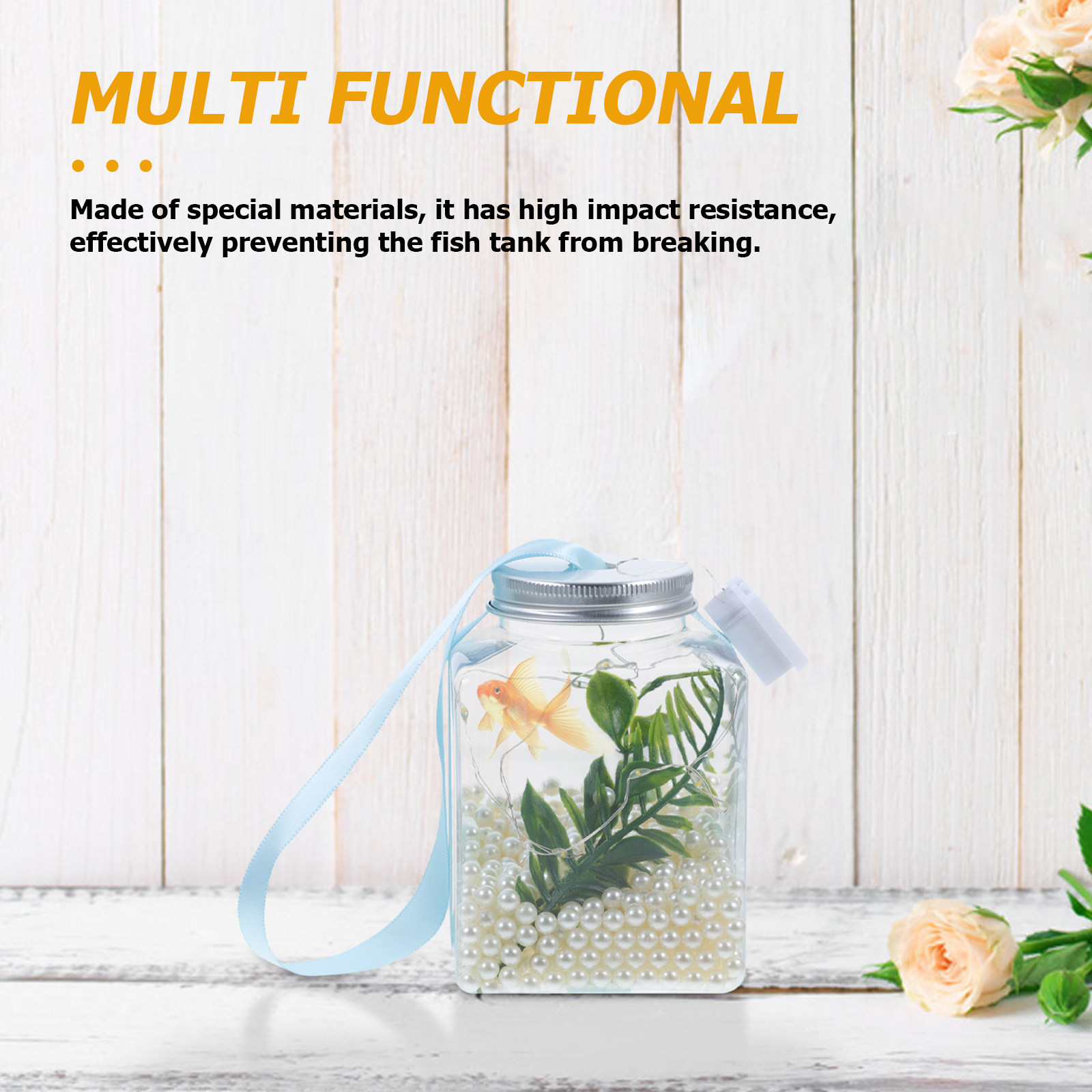 1Set Luminous Fish Tank Transp - Planted Aquarium Bowl recension och pris