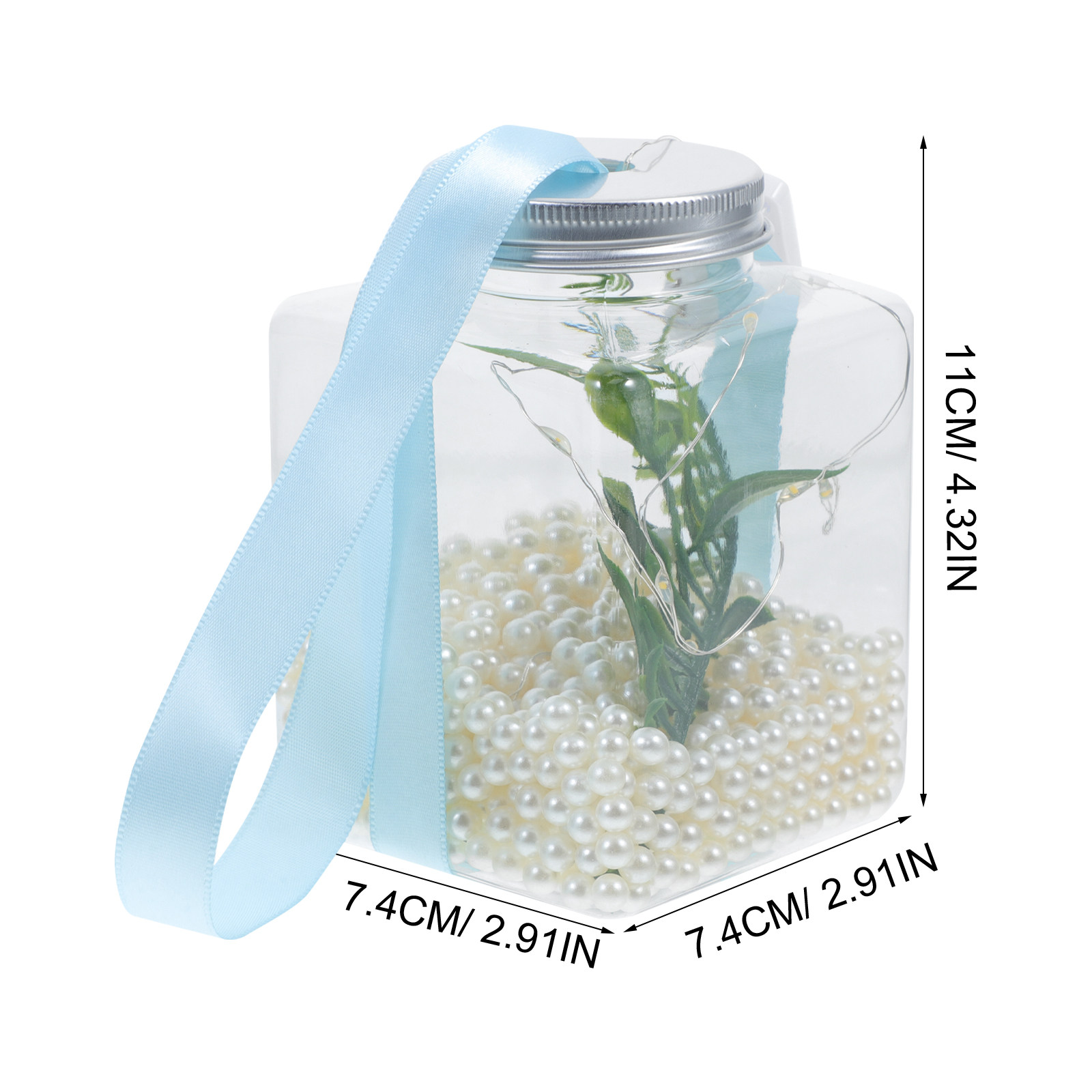 1Set Luminous Fish Tank Transp - Planted Aquarium Bowl recension och pris