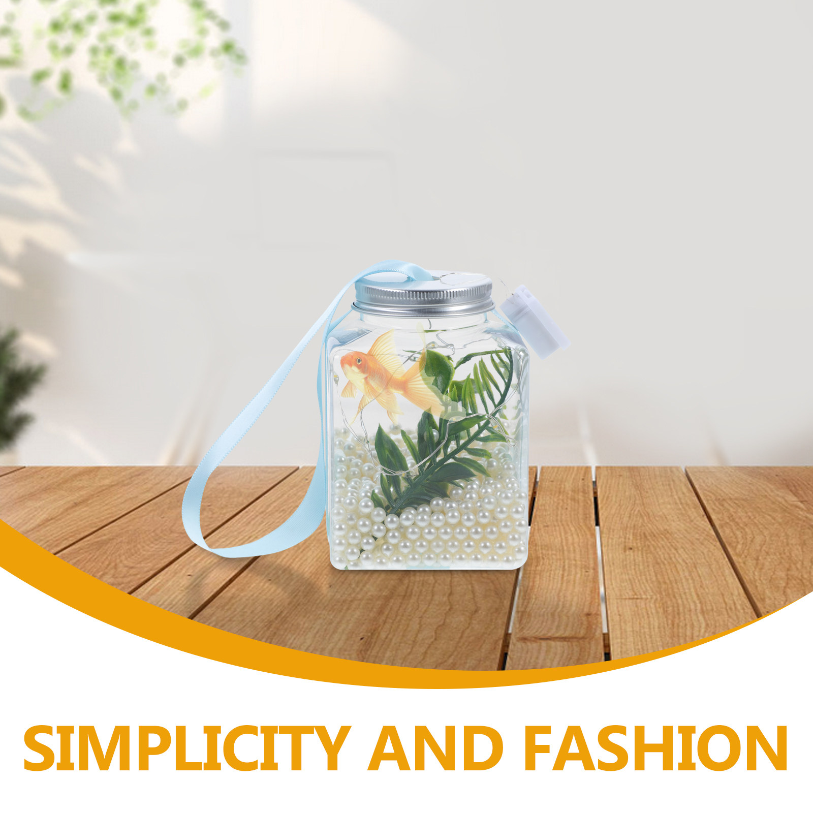 1Set Luminous Fish Tank Transp - Planted Aquarium Bowl recension och pris
