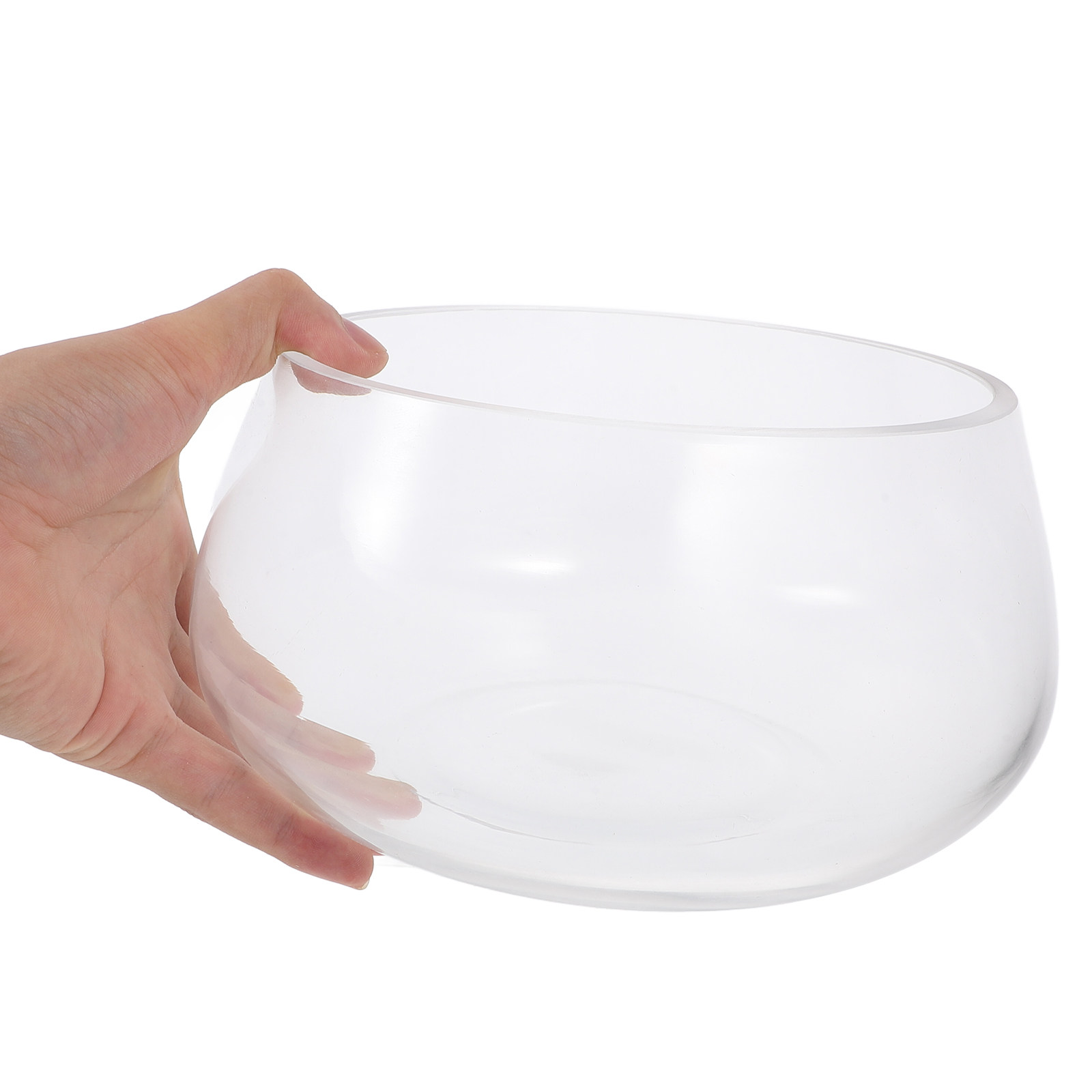 Round Mini Aquarium Tank Clear - Planted Aquarium Bowl recension och pris