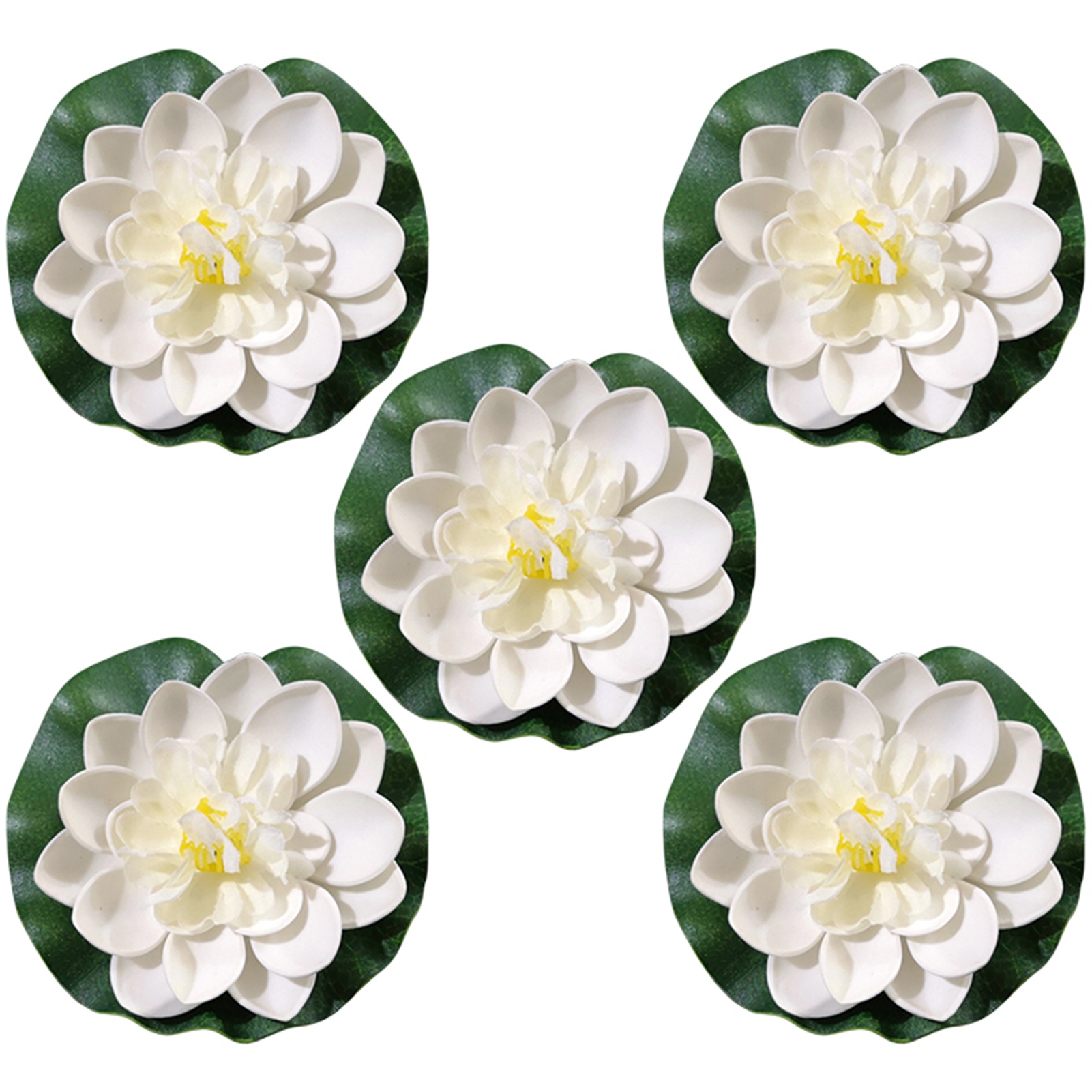 5pcs/set 10cm Artificial Lotus - Planted Aquarium Bowl recension och pris