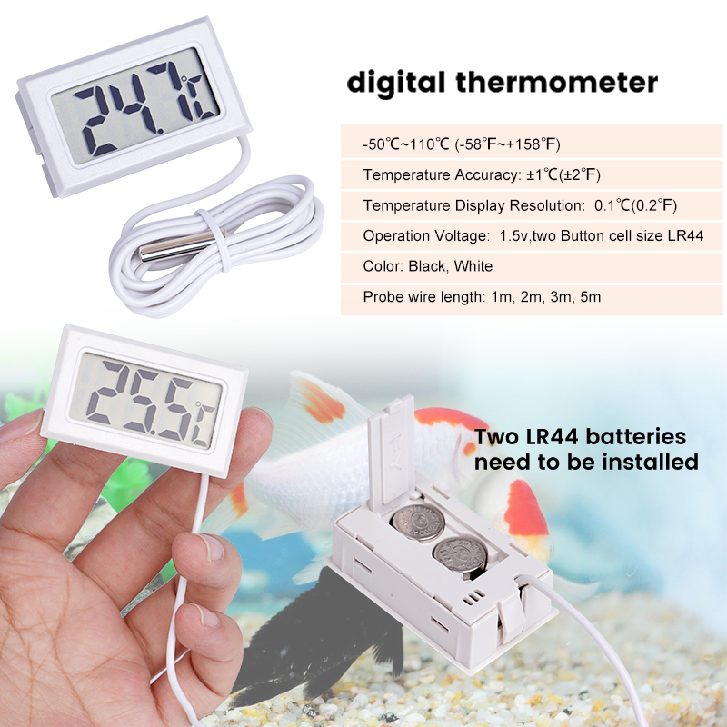 Fish Tank Thermometer Aquarium - Planted Aquarium Temperature recension och pris