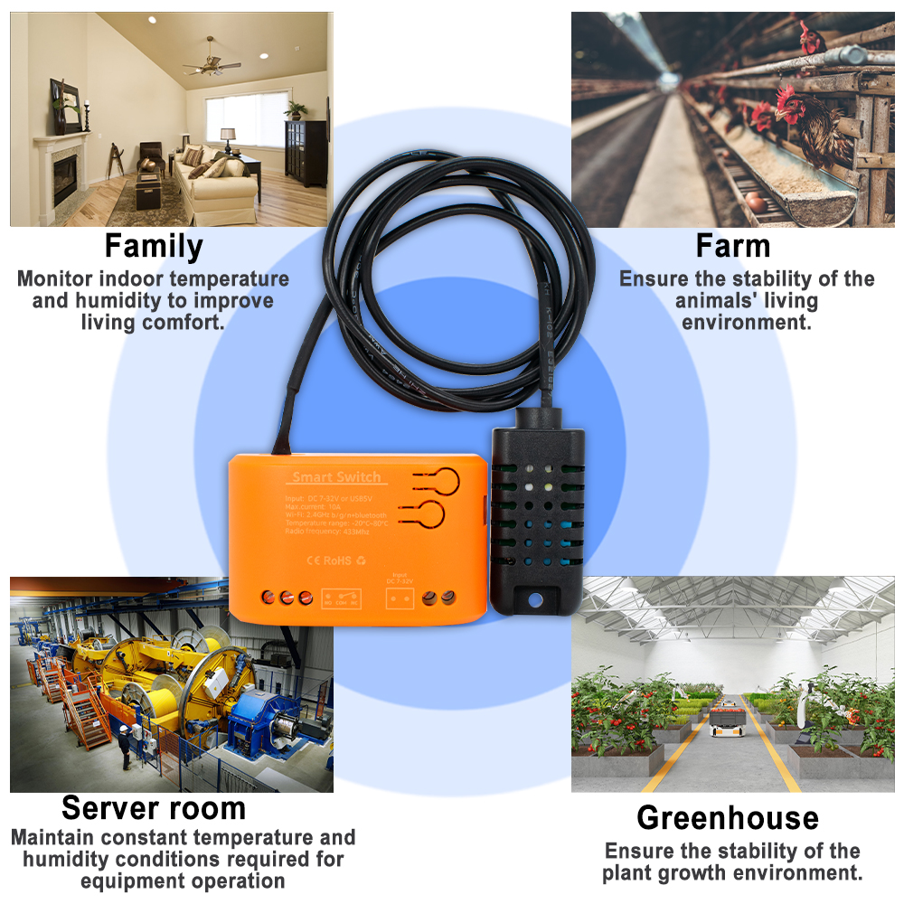 Tuya WiFi Temperature Humidity - Planted Aquarium Temperature recension och pris