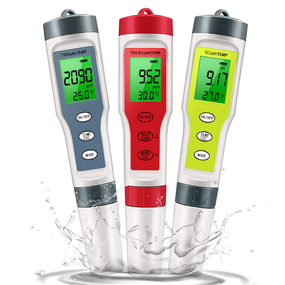 PH Meter Waterproof PH/TDS/EC/ - Planted Aquarium Test Kit recension och pris