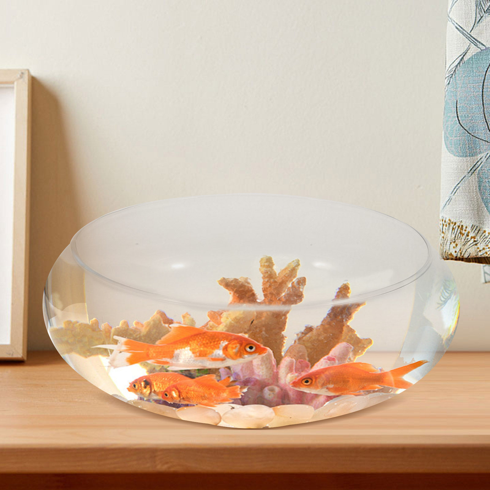 Transparent Glass Fish Bowl De - Planted Aquarium Bowl recension och pris