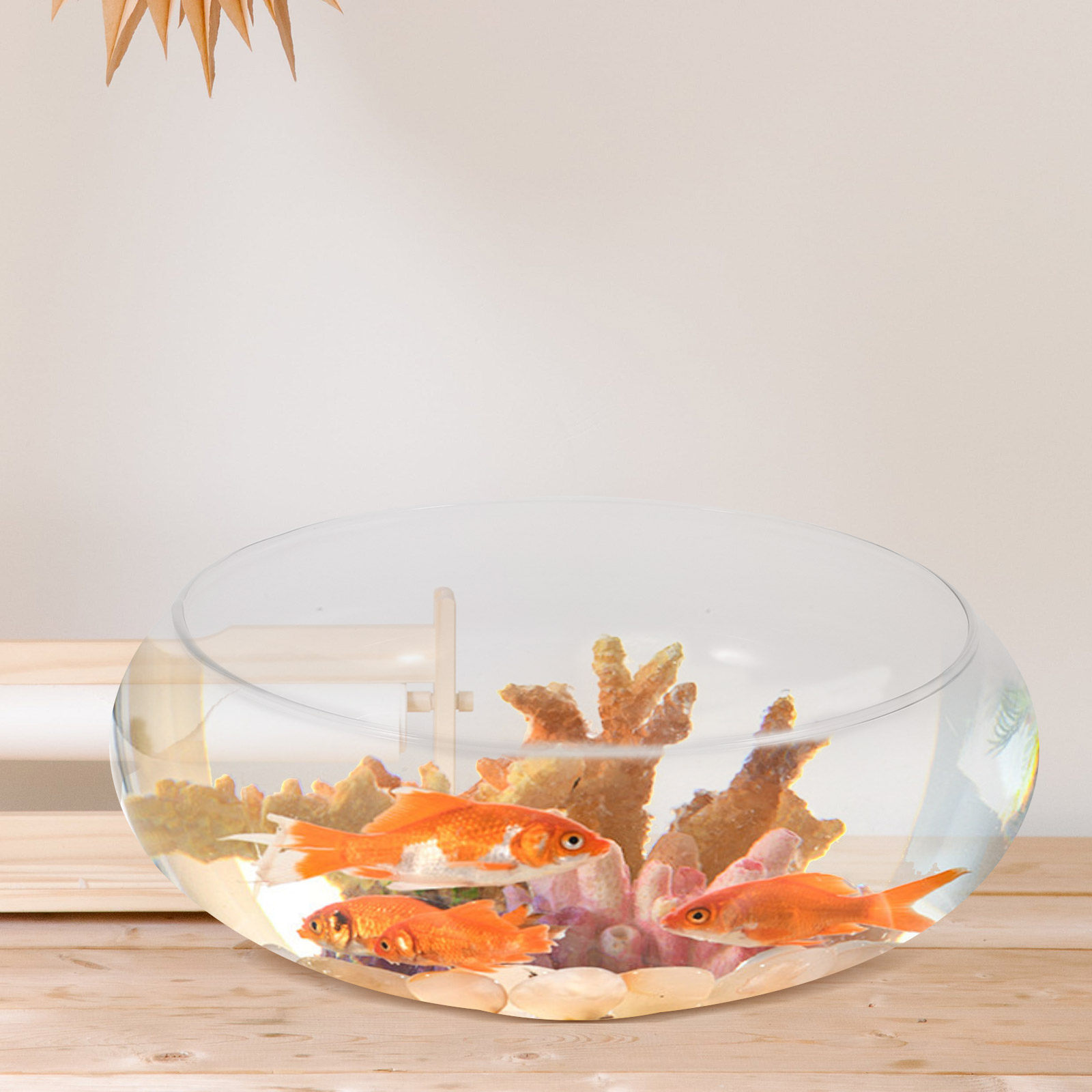 Transparent Glass Fish Bowl De - Planted Aquarium Bowl recension och pris