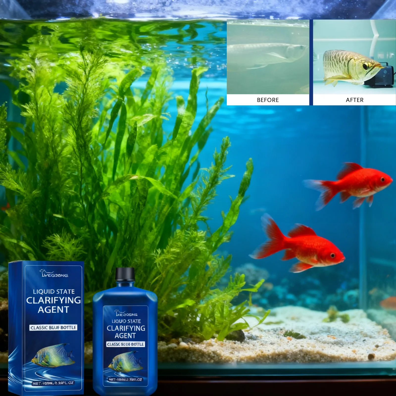 Aquarium Water Clarifier Fish  - Aquarium Plant Liquid Fertilizer recension och pris