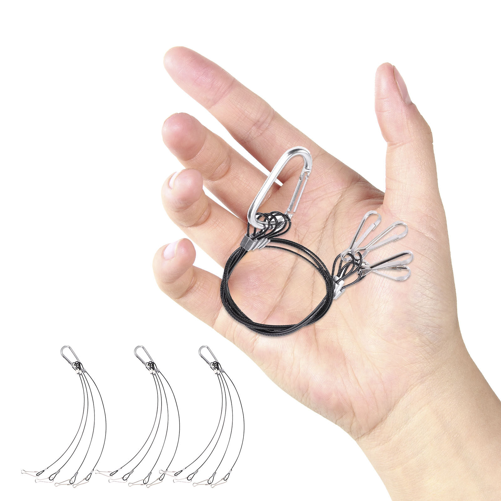 4Pcs Wire Rope Hanger for Plan - Planted Aquarium Hanging Light recension och pris