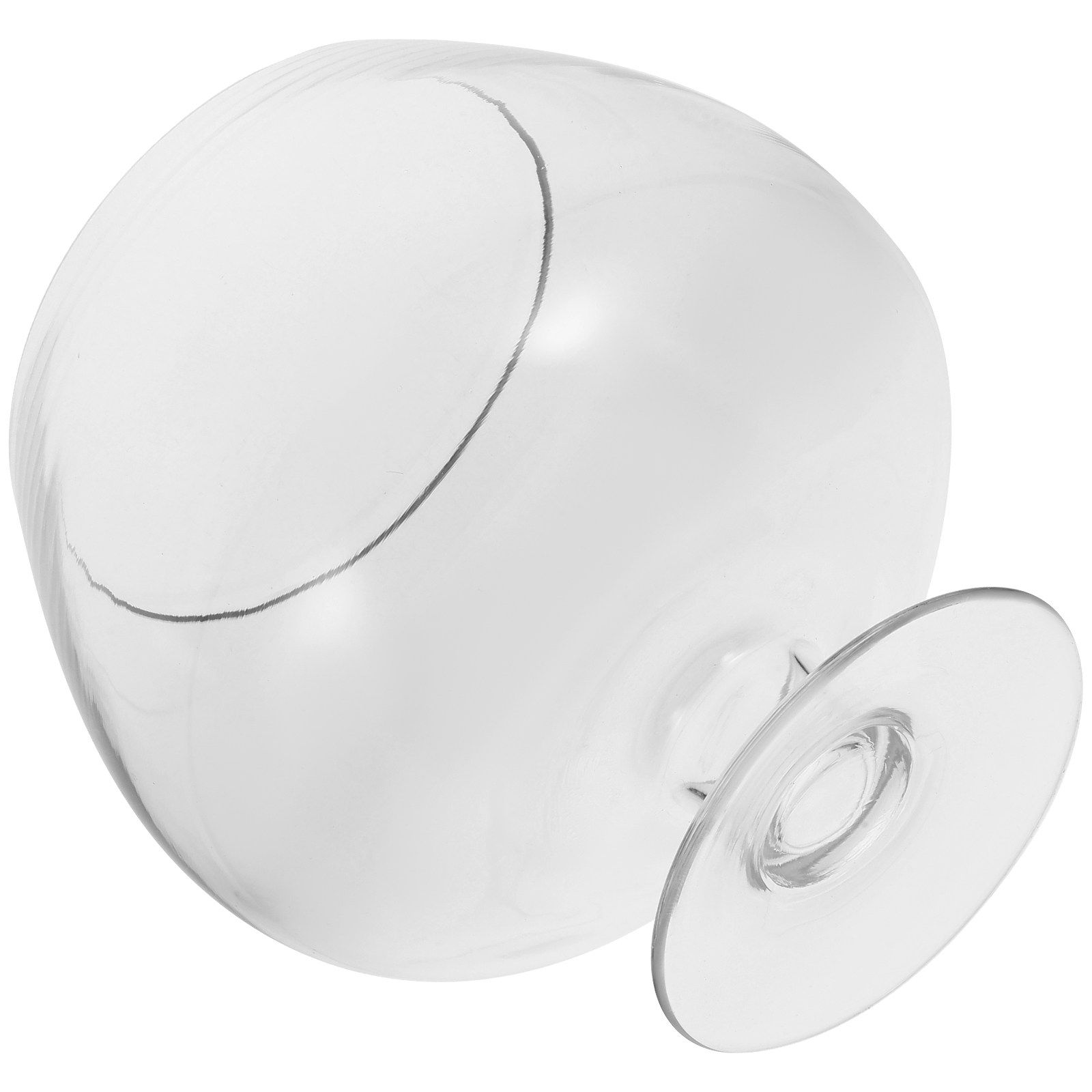 Transparent Round Glass Fish B - Planted Aquarium Bowl recension och pris